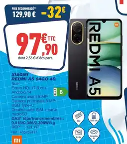 Bureau Vallée Xiaomi redmi a5 64go 4g offre