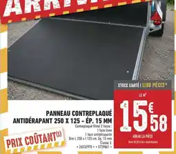 Brico Cash PANNEAU CONTREPLAQUÉ ANTIDÉRAPANT offre