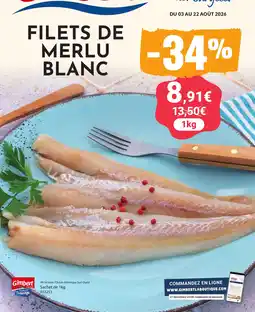 Gel 2000 Gimbert Filets de merlu blanc offre