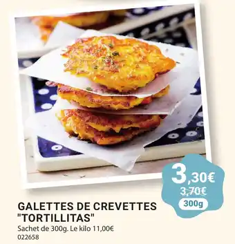 GALETTES DE CREVETTES "TORTILLITAS"