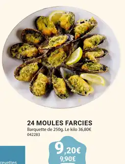 Gel 2000 24 MOULES FARCIES offre