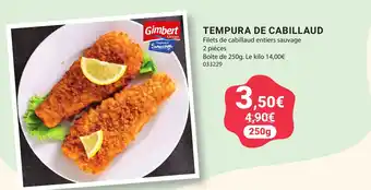 Gimbert Tempura de cabillaud