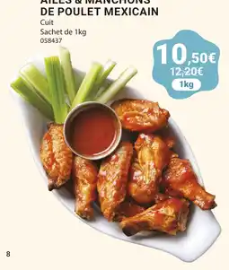 Gel 2000 Ailes & Manchons de Poulet Mexicain offre