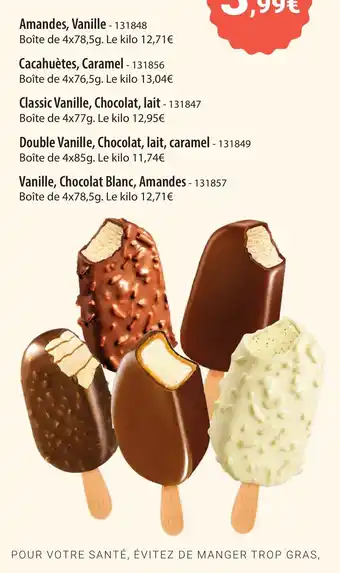Amandes, Vanille