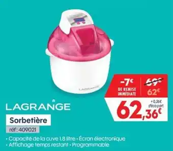 LAGRANGE Sorbetière