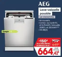Pro&Cie AEG Lave-vaisselle posable offre