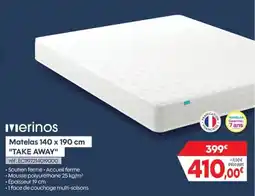 Pro&Cie Merinos Matelas 140 x 190 cm offre
