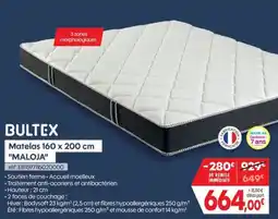 Pro&Cie Bultex matelas "maloja" offre