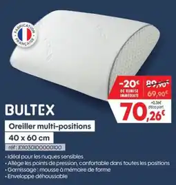 Pro&Cie BULTEX Oreiller multi-positions offre