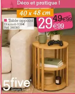 Kandy 5five Table appoint offre