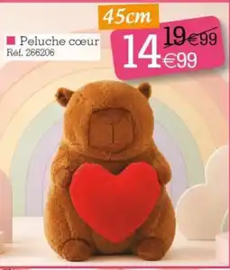 Kandy Peluche cœur offre