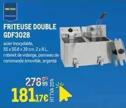 METRO Metro friteuse double gdf3028 offre