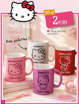 Kandy Hello Kitty Mug décoré offre