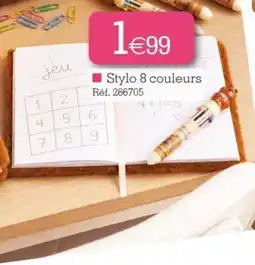 Kandy Stylo 8 couleurs offre