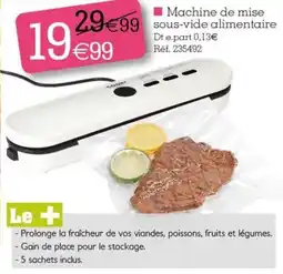 Kandy Machine de mise sous-vide alimentaire offre