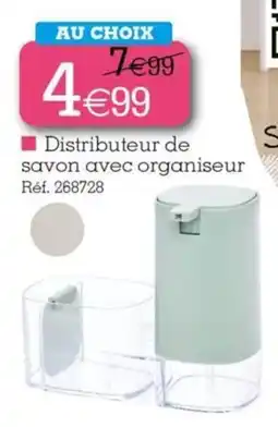 Kandy Distributeur de savon avec organiseur offre