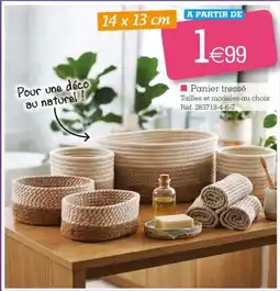 Kandy Panier tressé offre