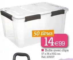 Kandy Boîte avec clips offre