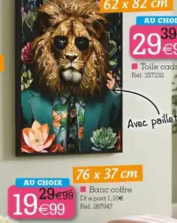 Kandy Toile cadre offre