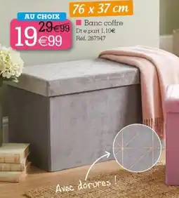 Kandy Banc coffre offre