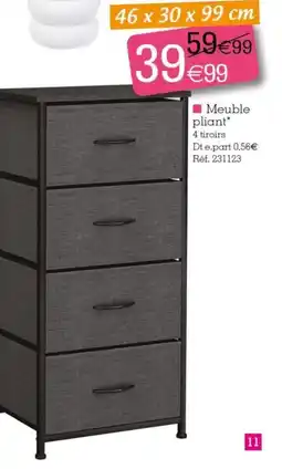 Kandy Meuble pliant offre