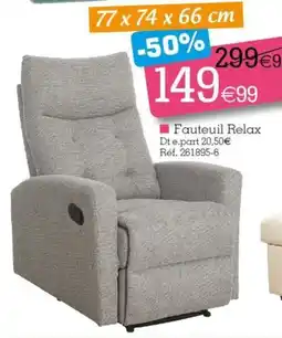 Kandy Fauteuil Relax offre