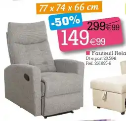 Kandy Fauteuil Relax offre