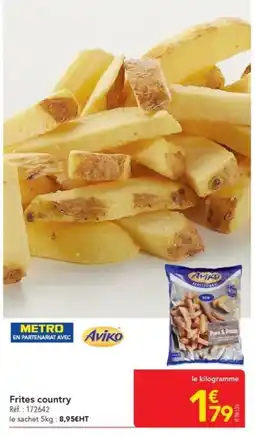 METRO Aviko Frites country offre