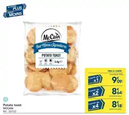 METRO McCain Potato toast offre