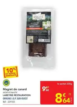 METRO LABEYRIE Magret de canard offre