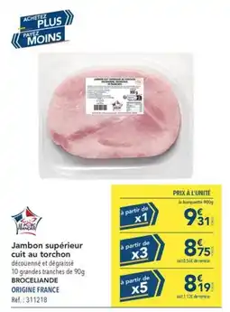 METRO Le Porc Français Jambon supérieur offre