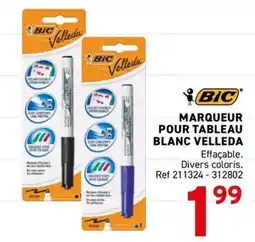 Trafic BIC MARQUEUR POUR TABLEAU BLANC VELLEDA offre