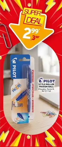 Trafic Pilot stylo roller frixion ball offre