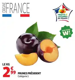 Auchan PRUNES PRÉSIDENT offre