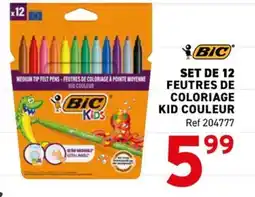 Trafic BIC Feutres de coloriage Kid Couleur offre