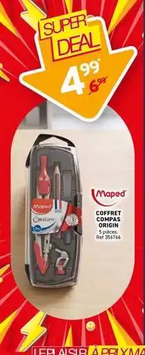 Trafic Maped coffret compas origin offre