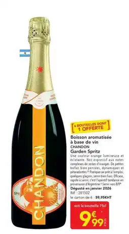 METRO CHANDON Garden Spritz offre