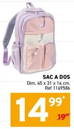 Trafic SAC A DOS offre