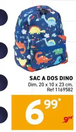 Trafic SAC A DOS DINO offre
