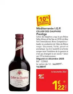 METRO Cellier des Dauphins Prestige offre