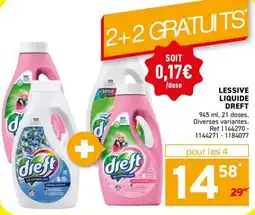 Trafic Dreft Lessive liquide offre