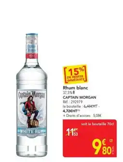 METRO Captain Morgan Rhum blanc offre