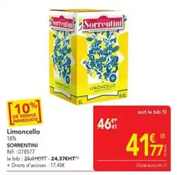 METRO Sorrentini Limoncello offre