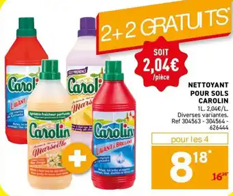 Trafic Carolin Nettoyant pour sols offre