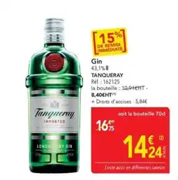 METRO Tanqueray London Dry Gin offre