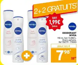 Trafic NIVEA DEODORANT offre