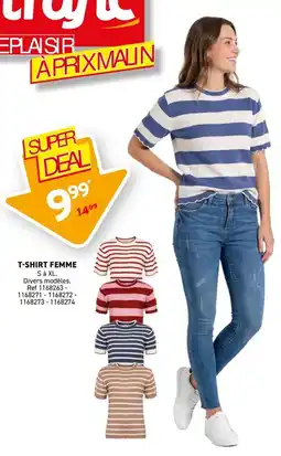 Trafic T-shirt femme offre