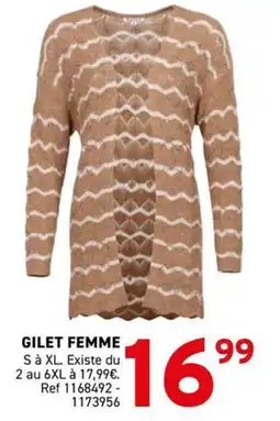 Trafic Gilet femme offre