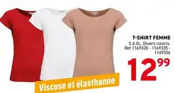 Trafic T-SHIRT FEMME offre