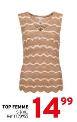 Trafic TOP FEMME offre